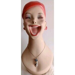 Detailed Natural Crystal Quartz Pendant Necklace 16 Inches Multi-Color Unique